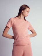 Belinda Strikket T-Shirt i Kasjmir