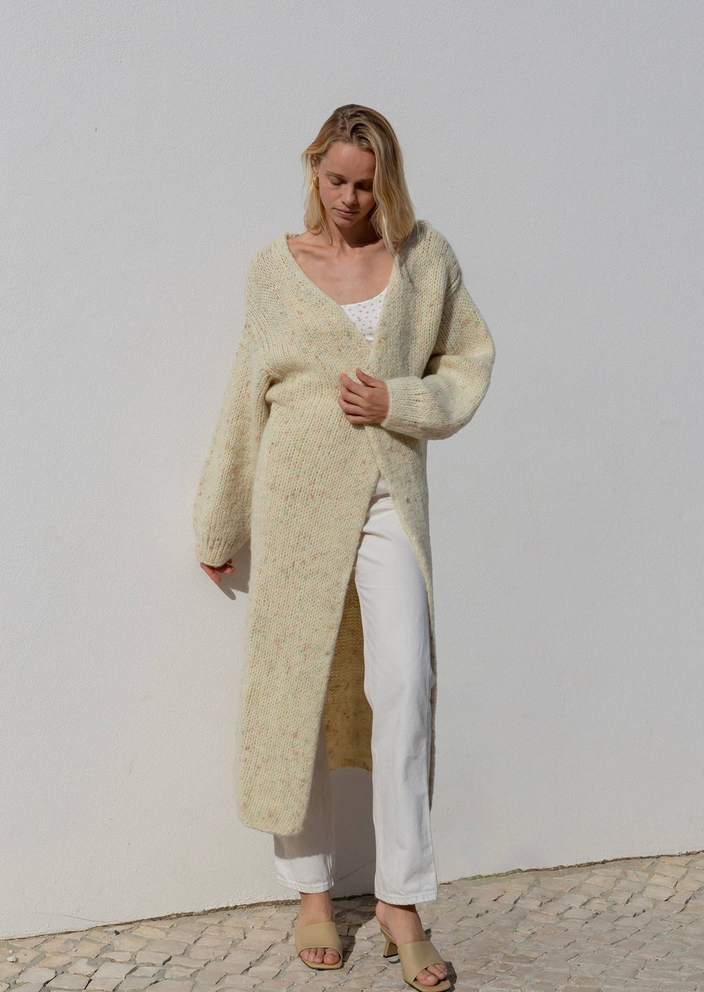 ROSYLEIA Chunky Maxi Cardigan I Ull