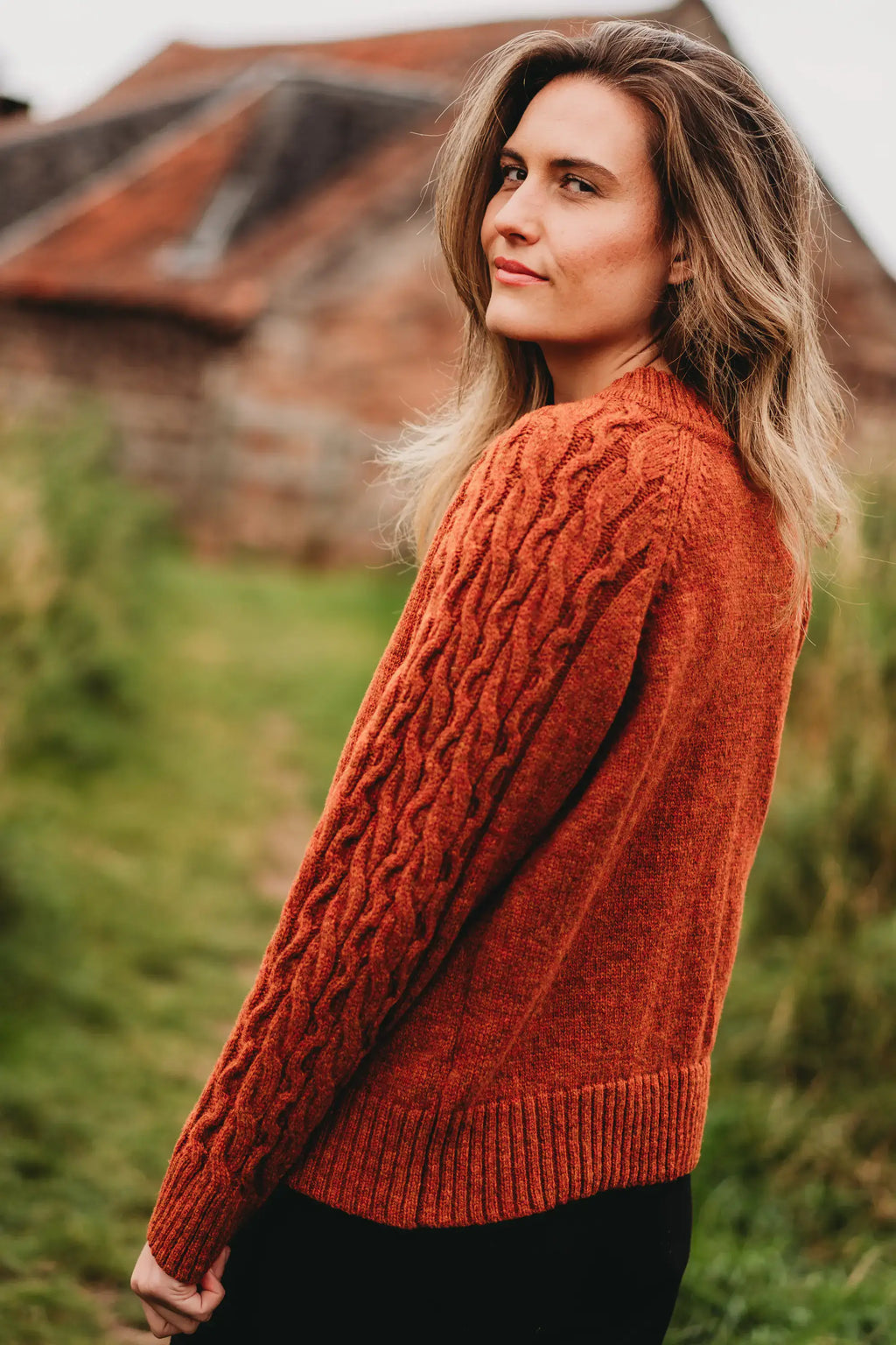 Knitted In Edinburgh Grouse Shetland Kintyre Genser