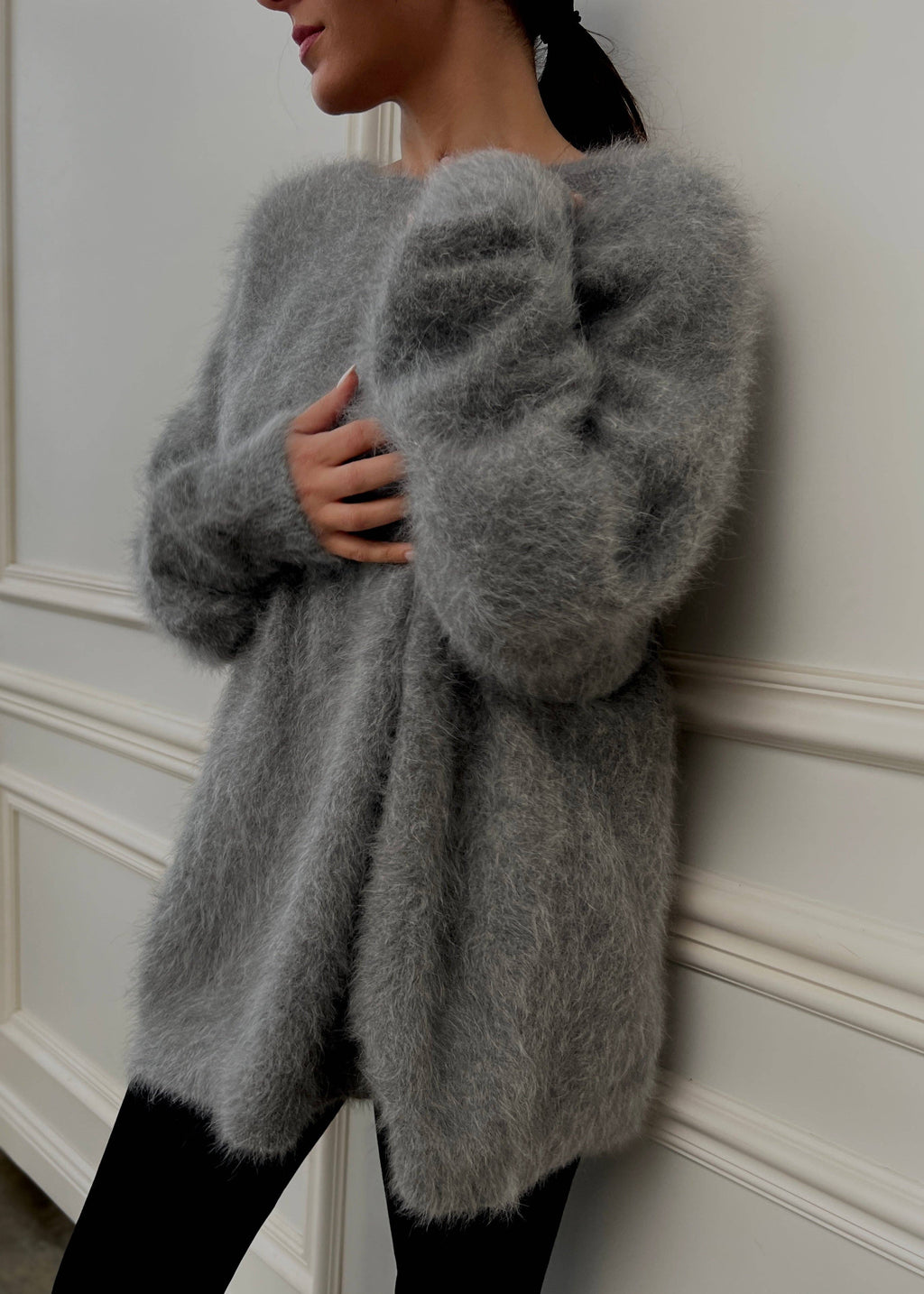ROSYLEIA Oversized Alpakkagenser