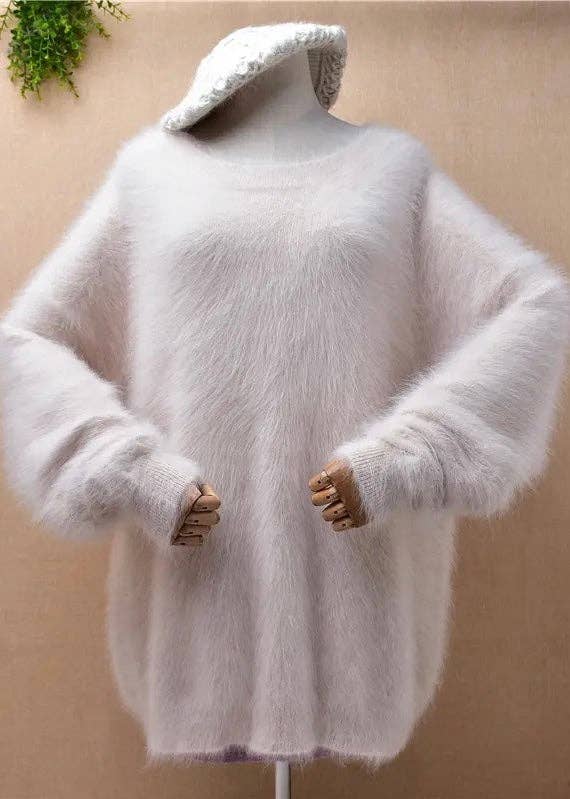 ROSYLEIA Oversized Alpakkagenser
