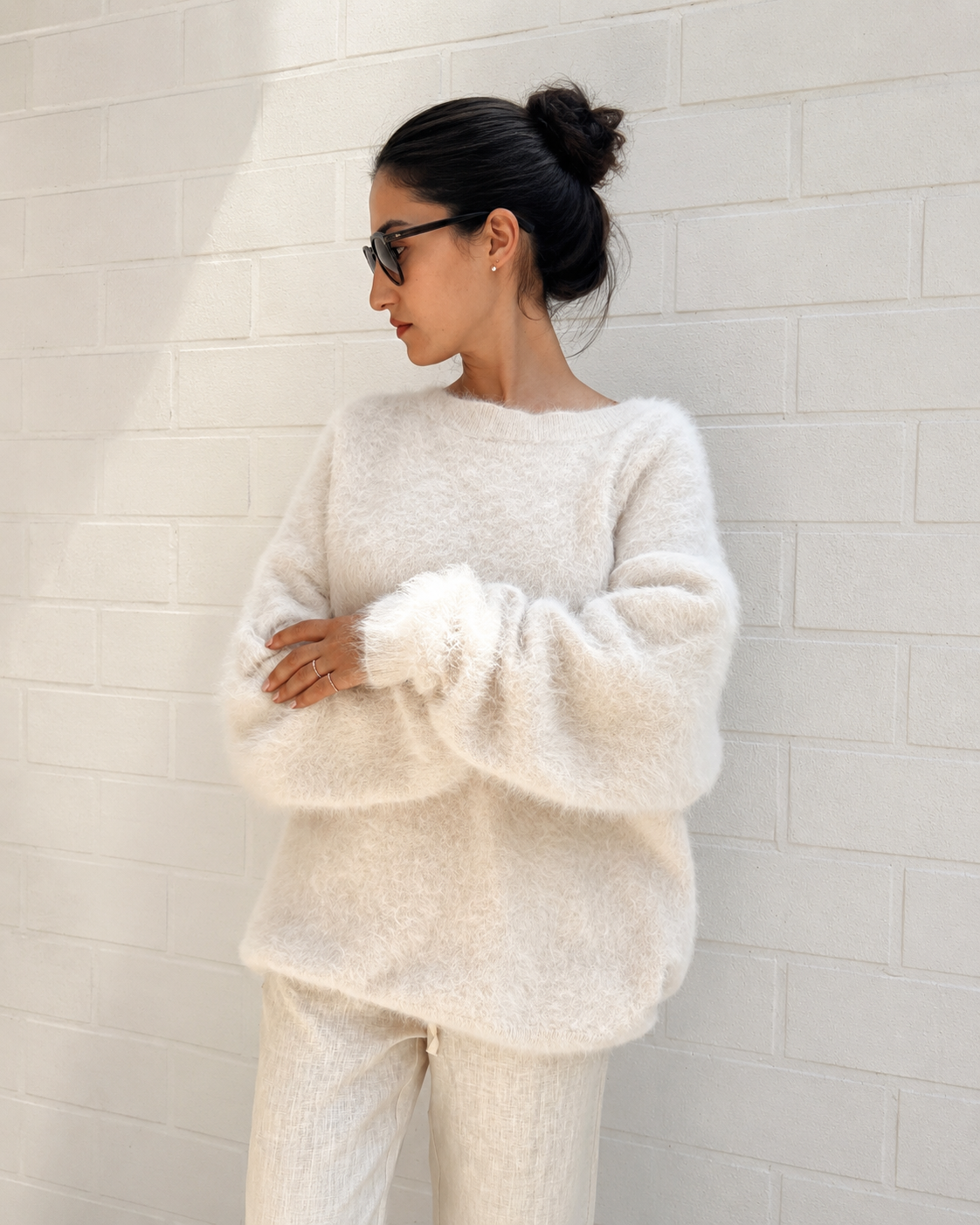 ROSYLEIA Oversized Alpakkagenser