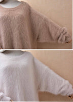 ROSYLEIA Oversized Alpakkagenser