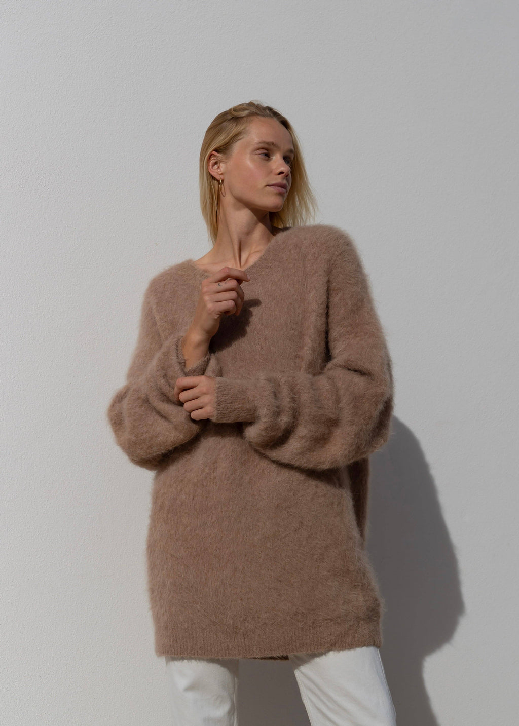 ROSYLEIA Oversized Alpakkagenser