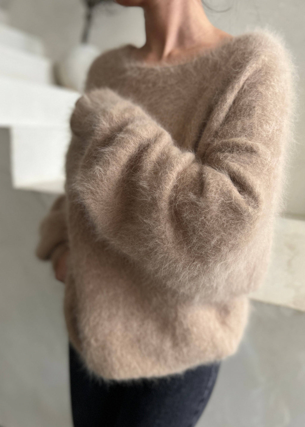 ROSYLEIA Oversized Alpakkagenser