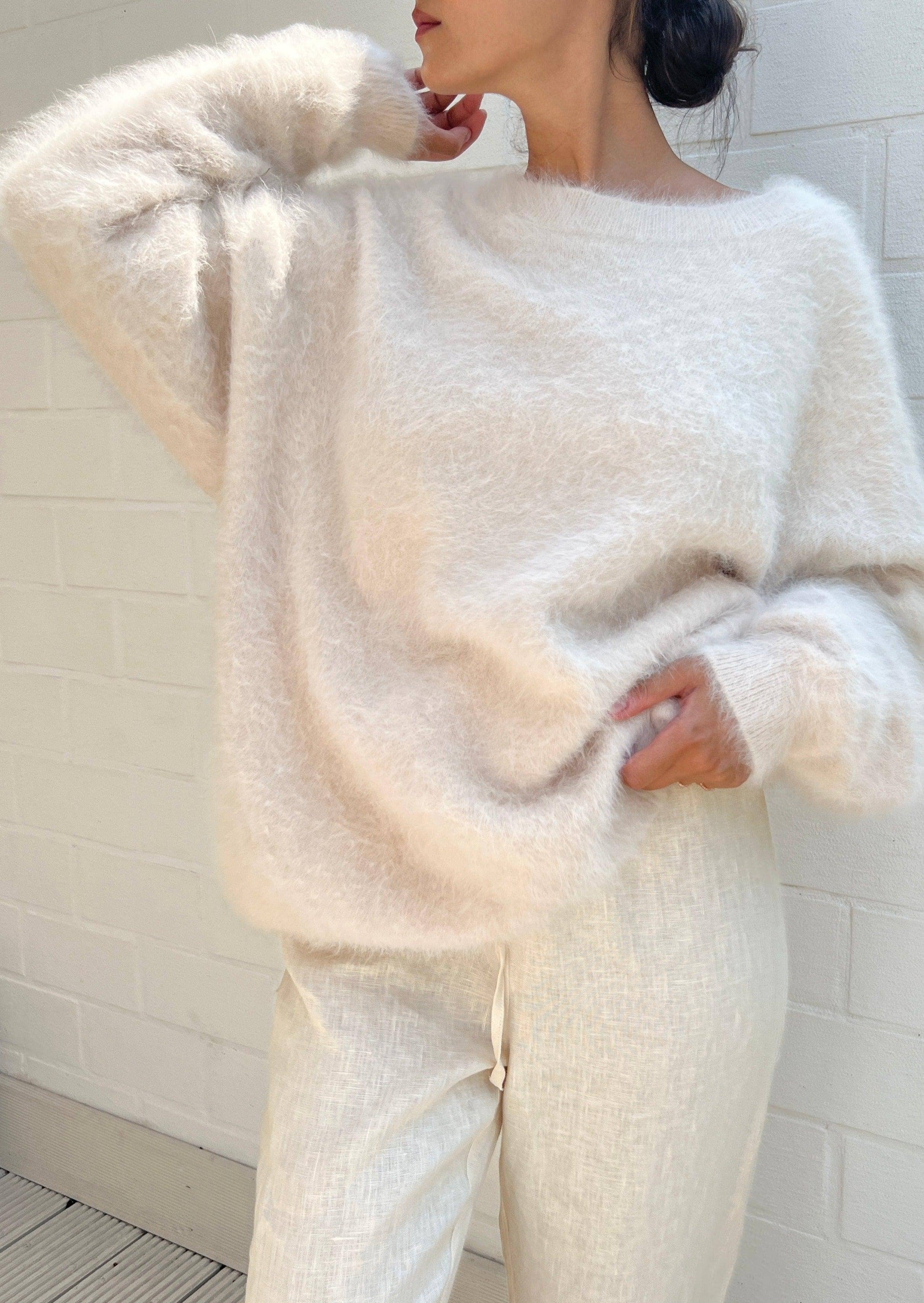 ROSYLEIA Oversized Alpakkagenser