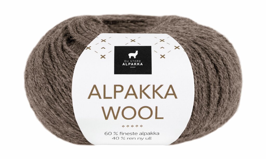 Du Store Alpakka 506 Brun melert