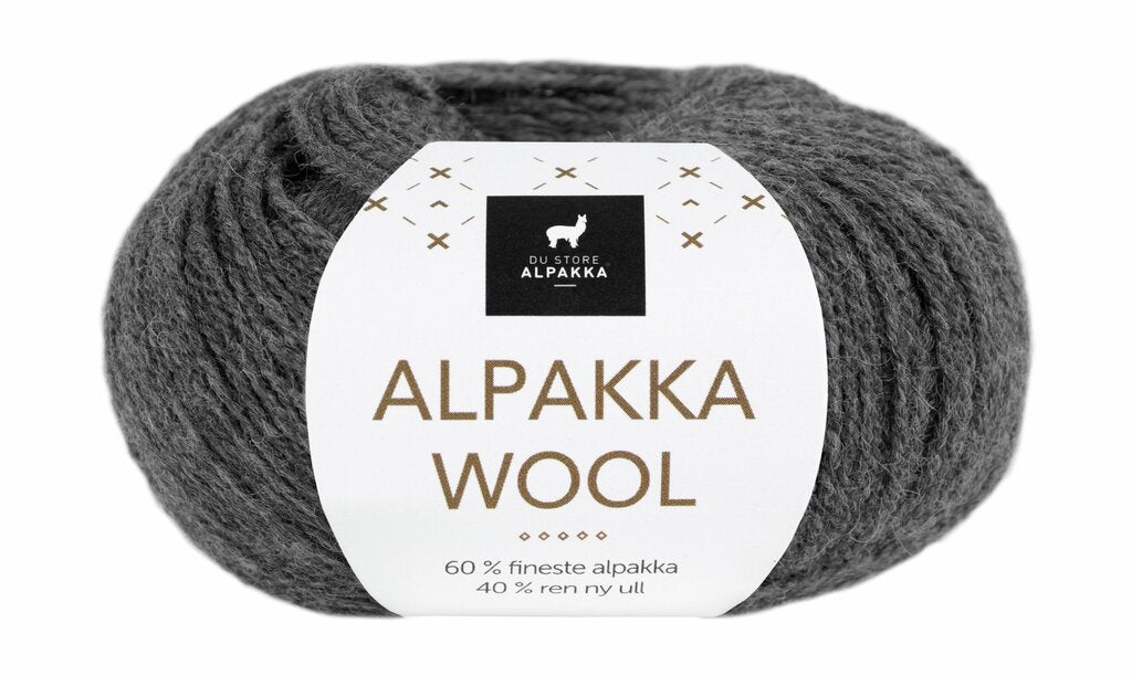 Du Store Alpakka 503 Mørk grå melert