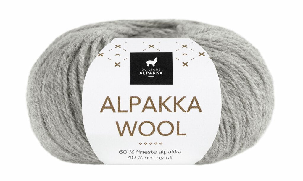 Du Store Alpakka 502 Lys grå melert