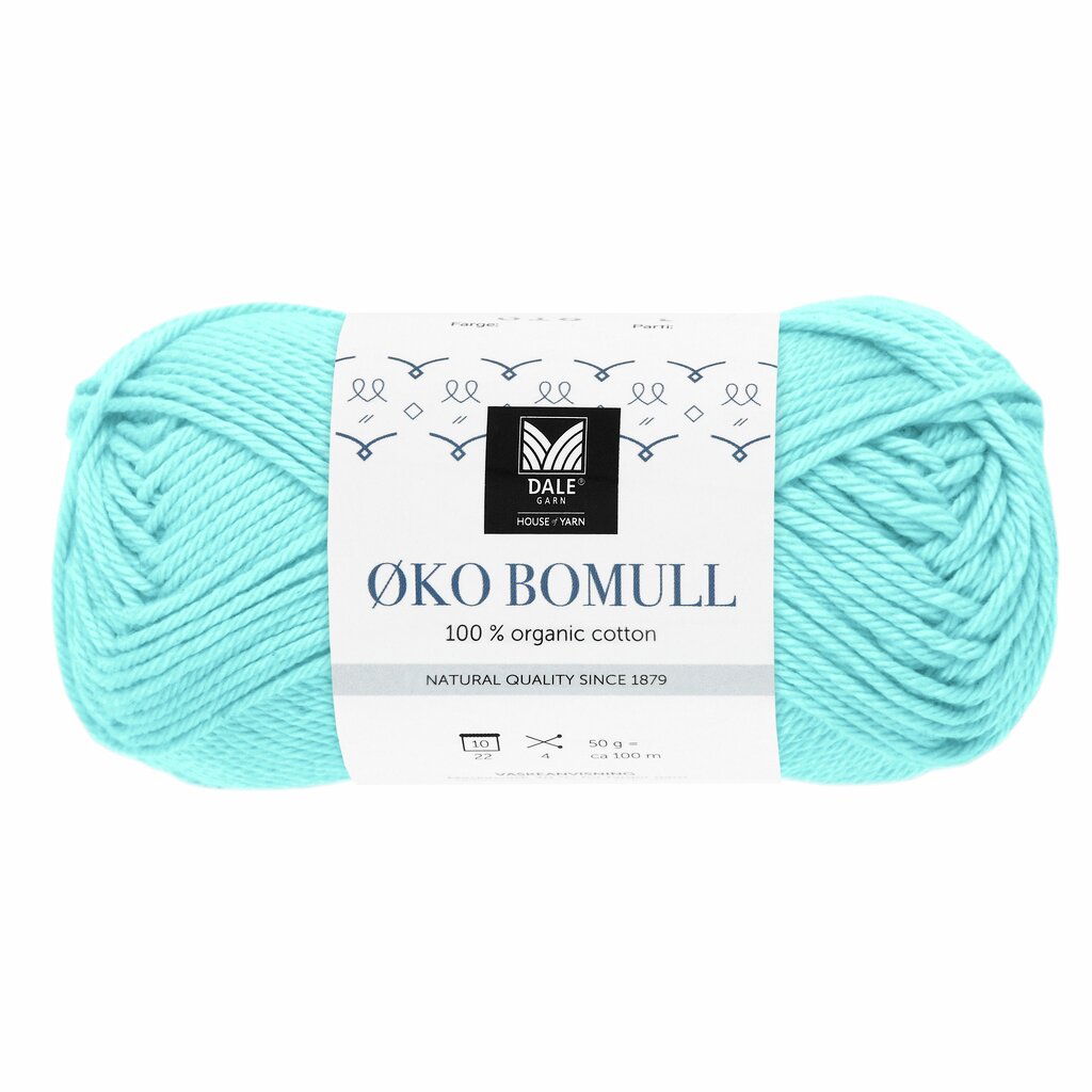 Dale - Øko Bomull - Garn Karibisk blå
