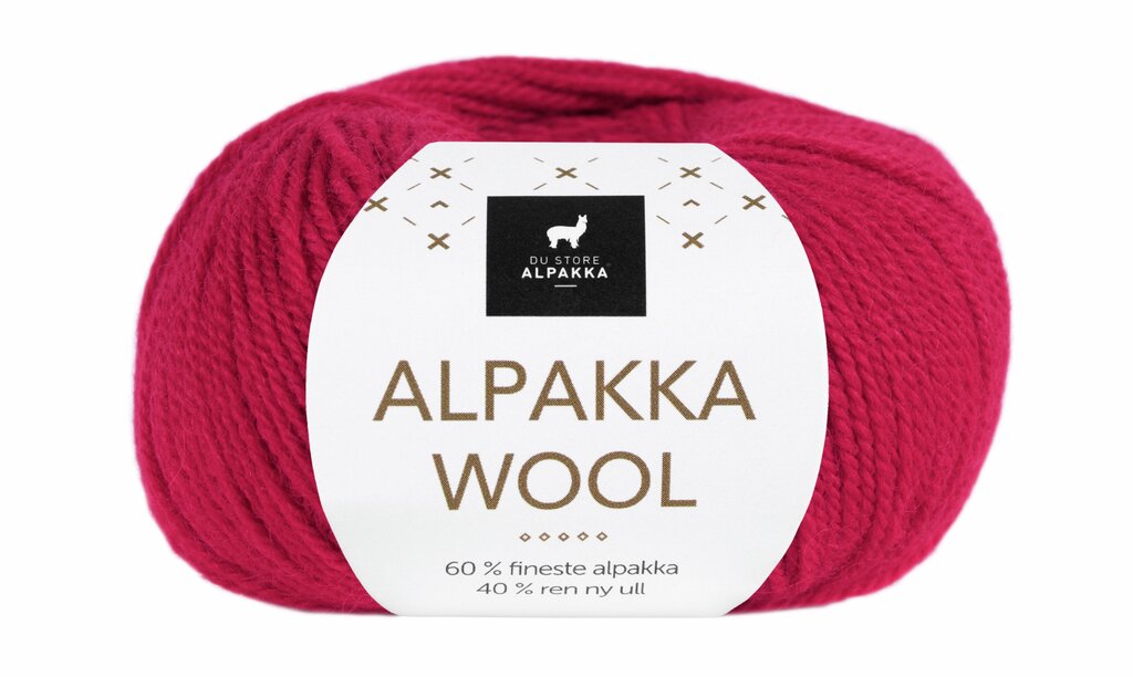 Du Store Alpakka 521 Valmuerød
